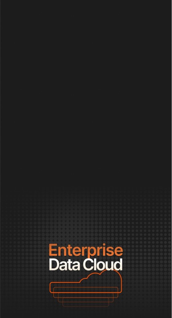 描繪整合儲存架構的企業級資料雲端商標