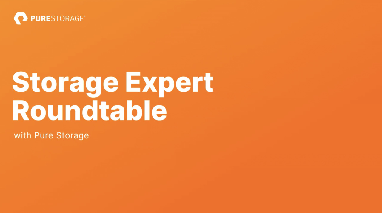 Storage Expert Spotlight Tips & Best Practices from Your Peers ピュア・ストレージ