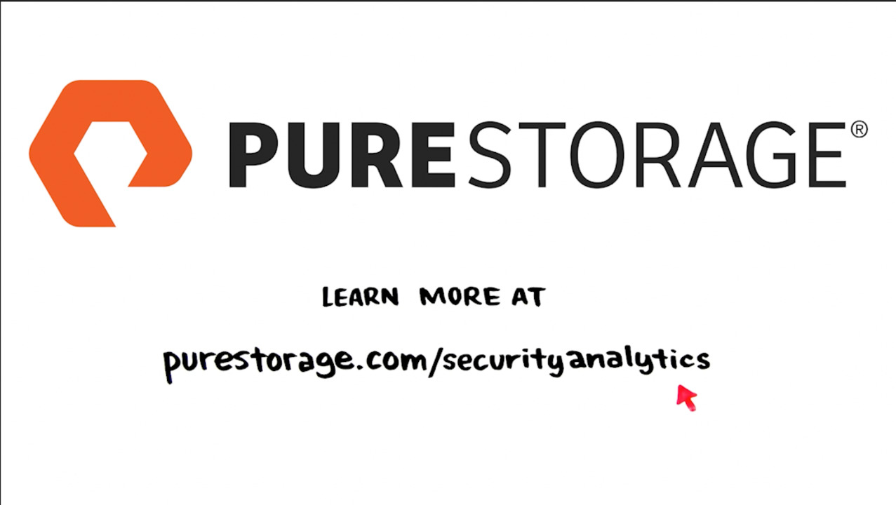 Security Analytics Run Better on Pure Pure Storage