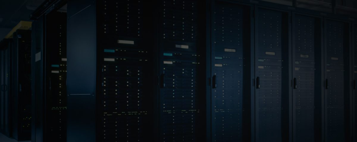 High-Tech Server Room Interior