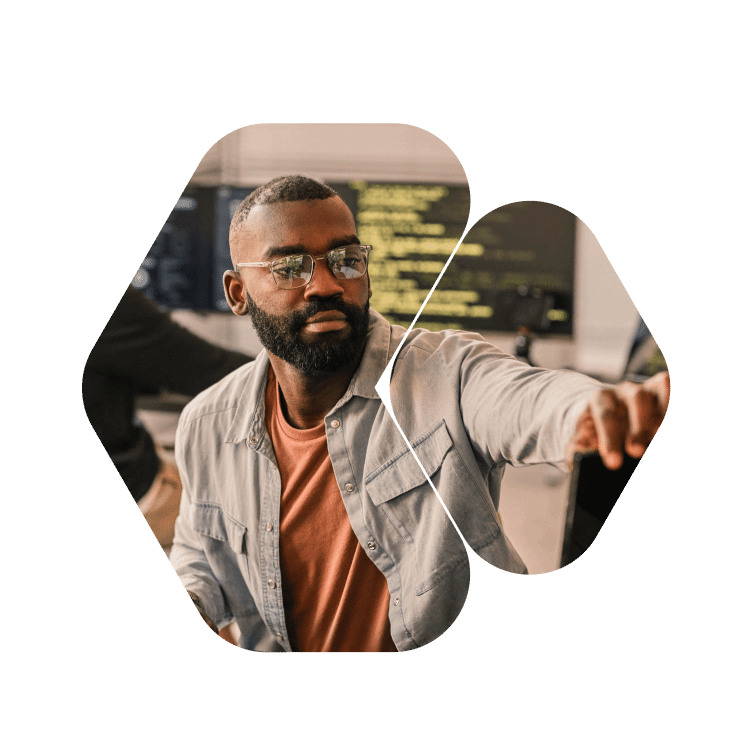 Confident Professional in a Modern Office Setting