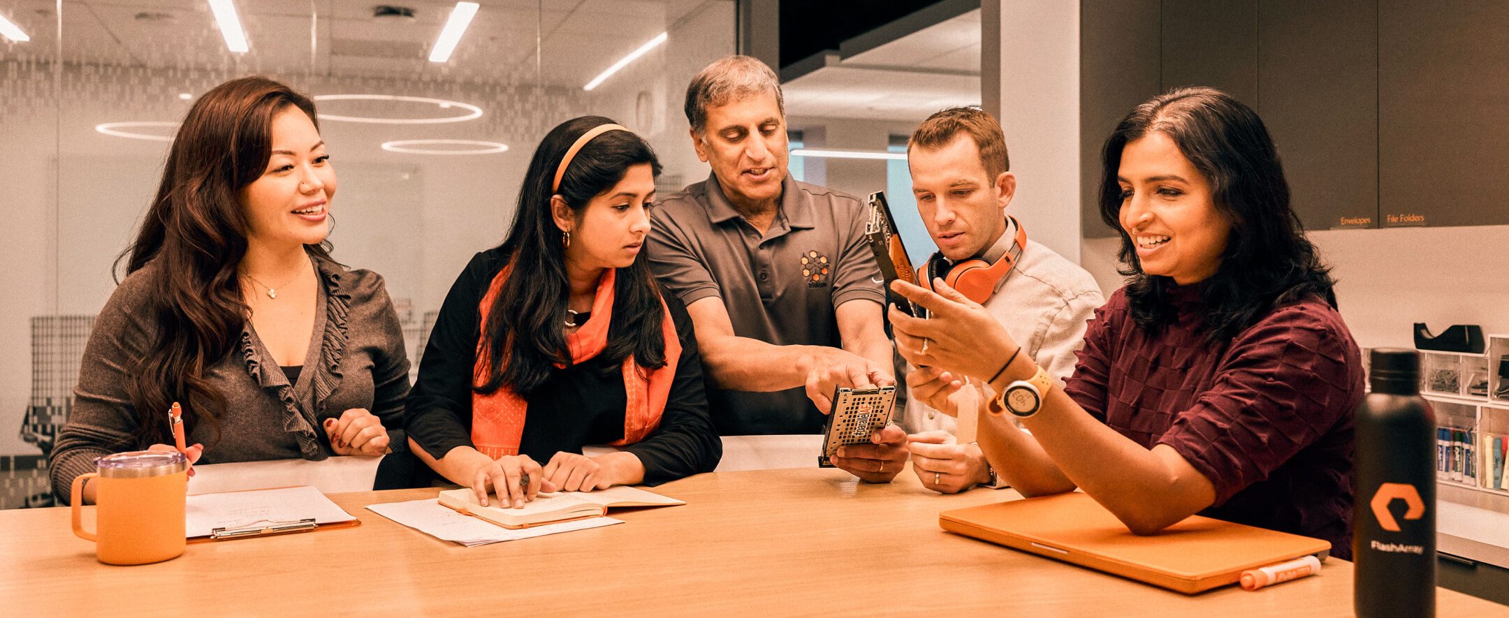 Team Collaboration in a Modern Office Setting