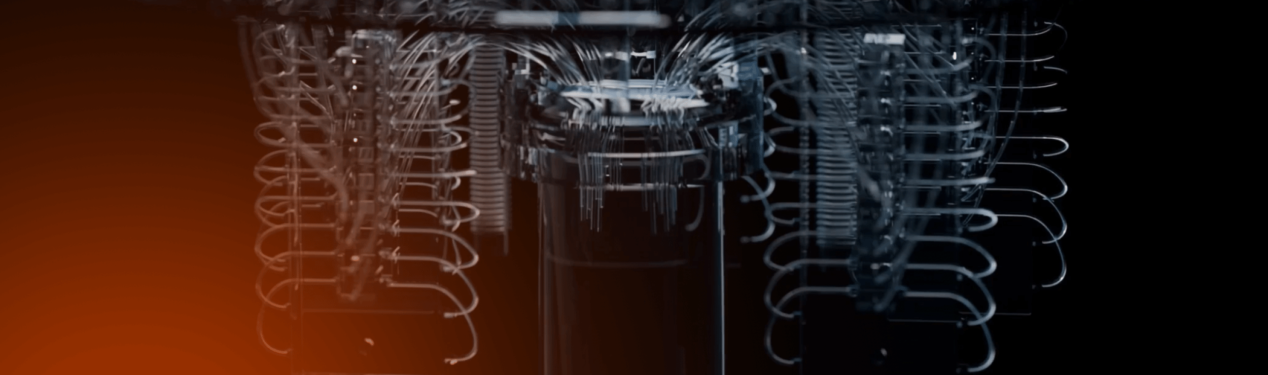 Conceptual visualization of a data center or digital infrastructure