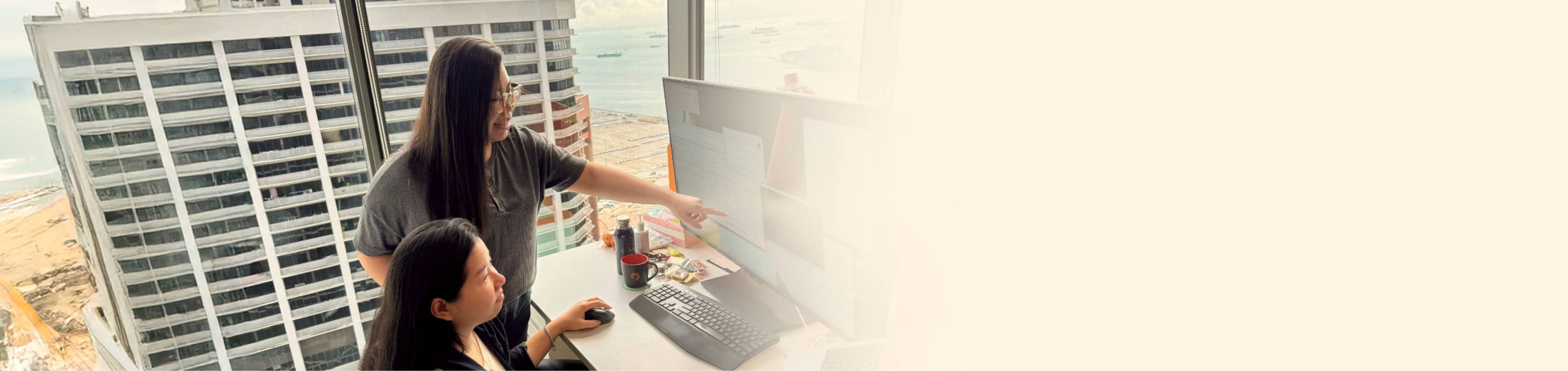 Business Team Collaborating in a Modern Office