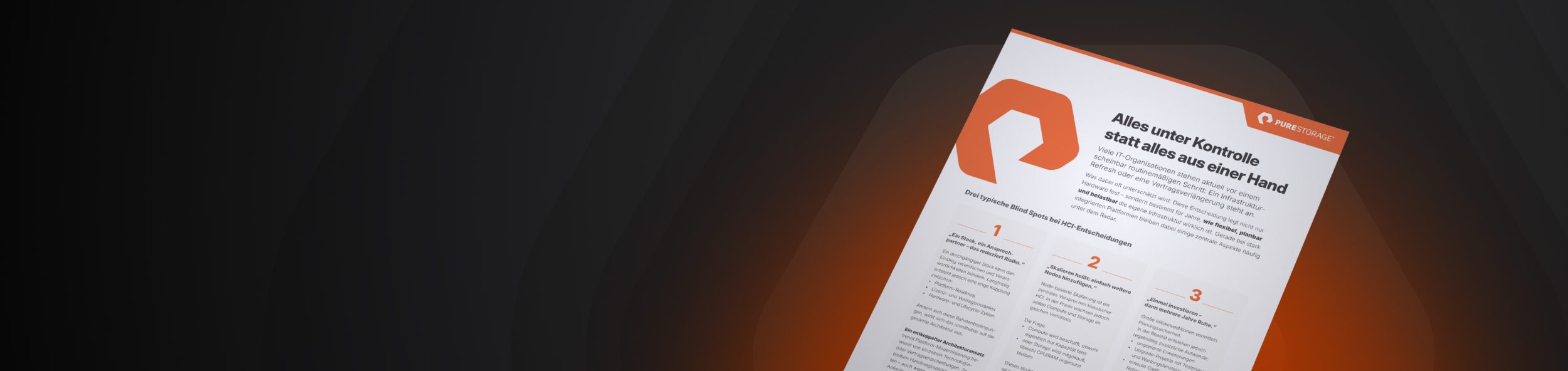 Alles unter Kontrolle statt alles aus einer Hand