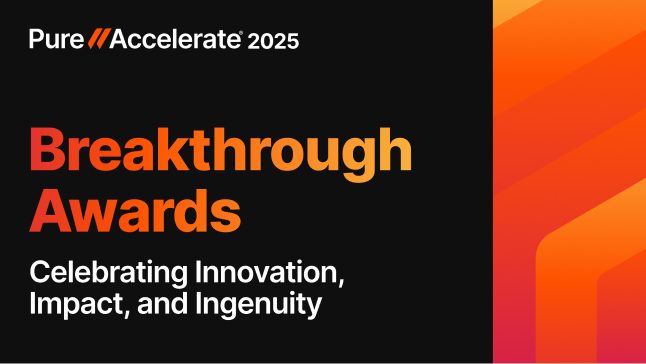 Breakthrough Awards - Celebrating Innovation, Impact, and Ingenuity at Pure Accelerate 2025