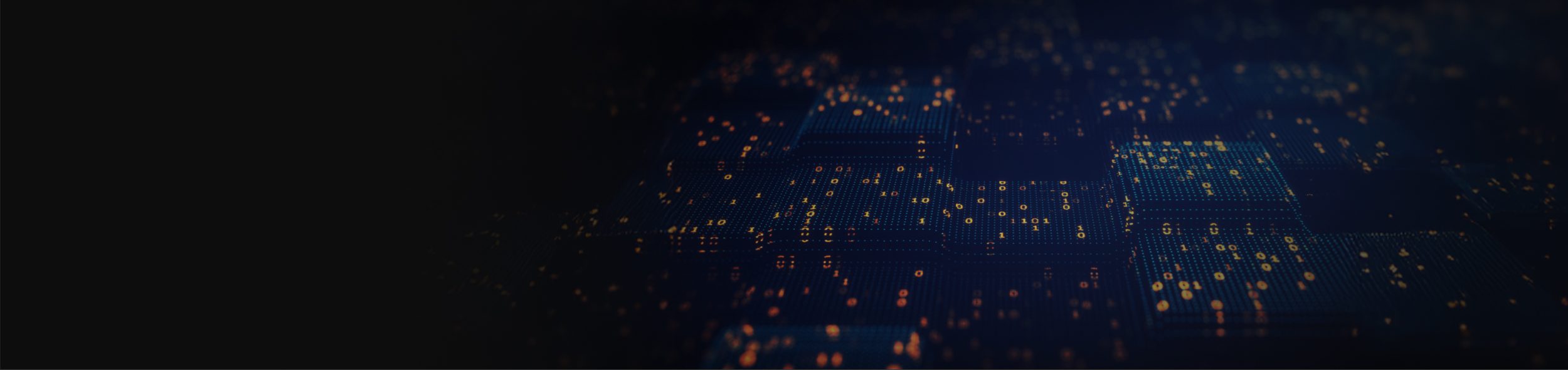 Cityscape at Night with Sparkling Lights