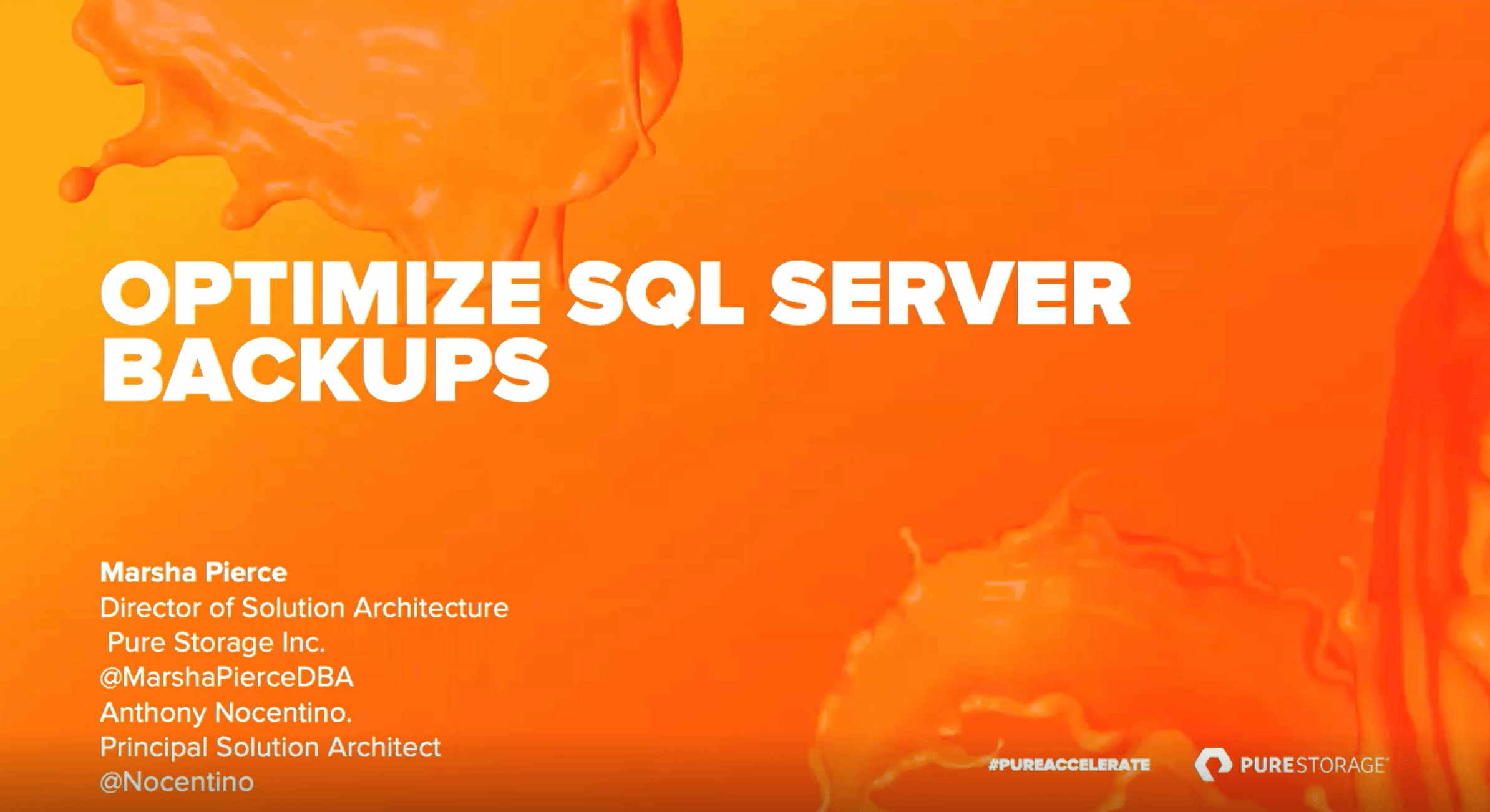 FlashCrew Optimize SQL Server Backups Pure Storage