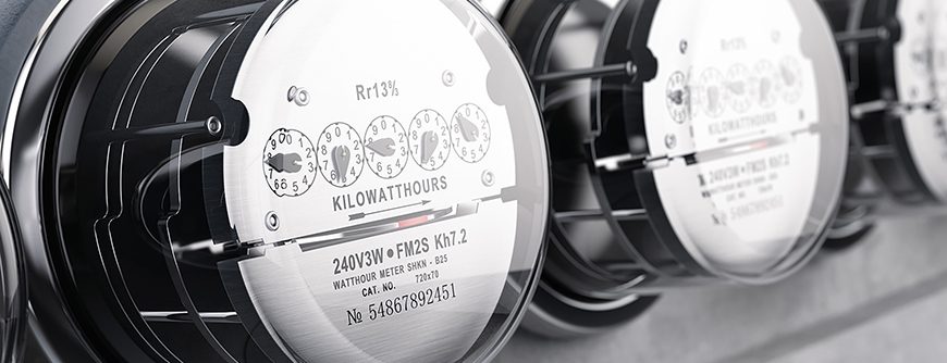 Kilowatt hour electric meters, power supply meters. 3d rendering; Shutterstock ID 511355791; purchase_order: 0; job: ; client: ; other: Per Eric C request 11/7