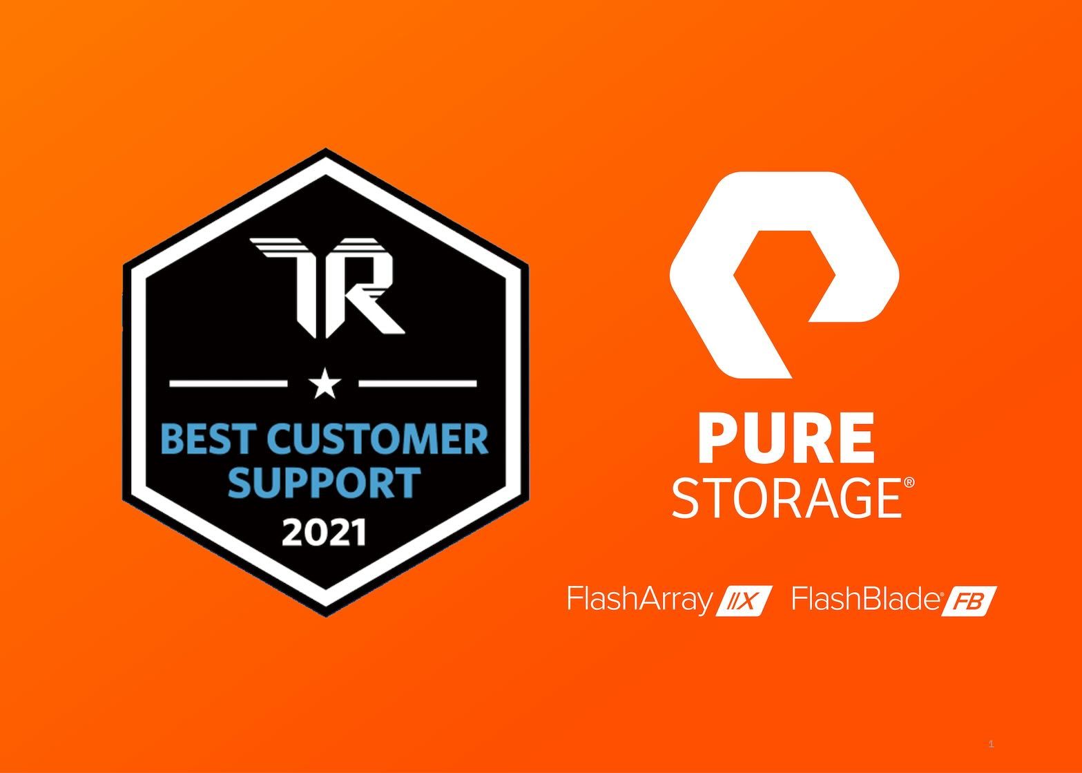Pure Storage and TrustRadius 2021