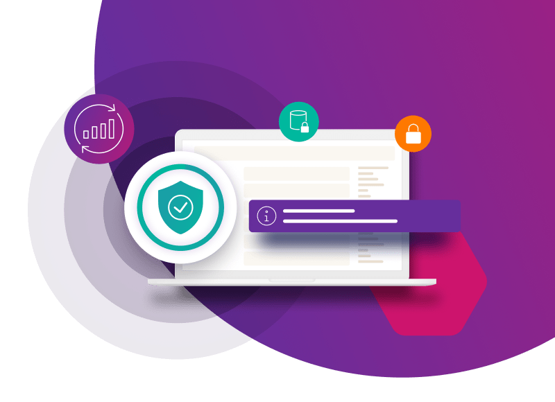 ノート PC 上に表示されるランサムウェア関連のアイコン