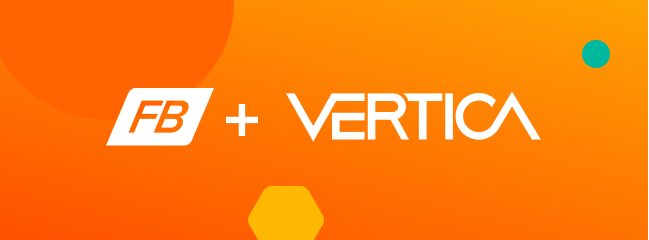 Logo der Partnerschaft von FlashBlade und Vertica