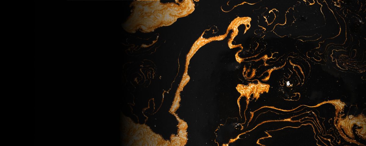 Abstract Texture with Dark and Golden Tones