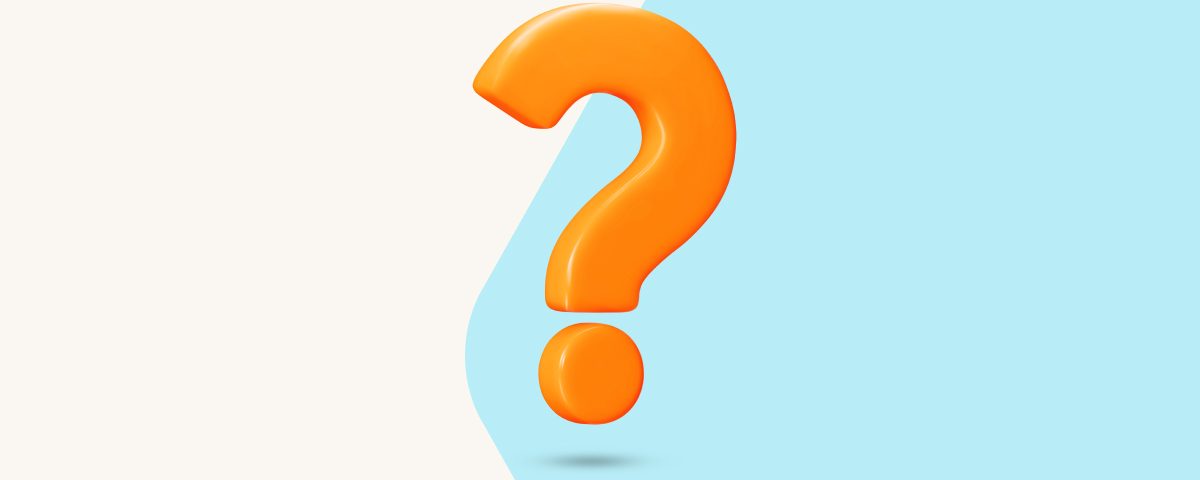 Orange Question Mark Icon