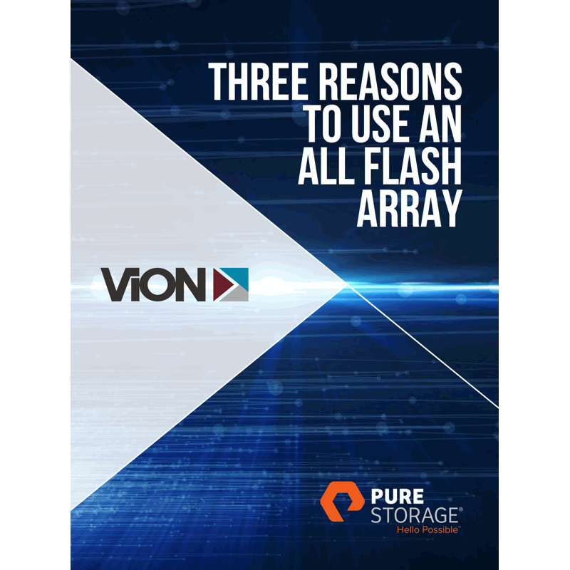 Three Reasons to Use an All Flash Array Pure Storage